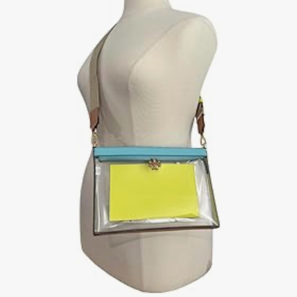 Tory Burch Blake Clear Swingpack Crossbody Shoulder Bag